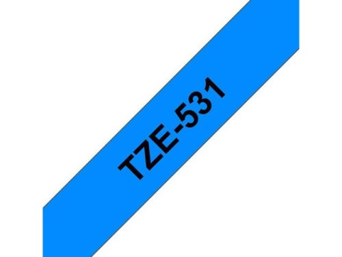 Tape BROTHER TZE531 12mm svart p bl