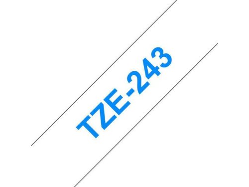 Tape BROTHER TZE243 18mm bl p vit