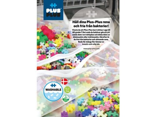 Miniklossar Plus Plus med byggplattor
