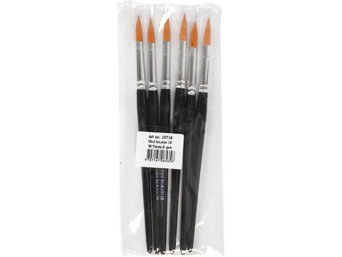 Syntetpensel Gold Line rund nr.18 6/fp