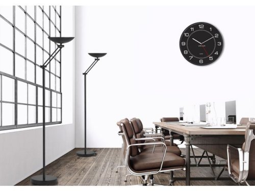 Golvlampa UNILUX Dely LED rrlig svart
