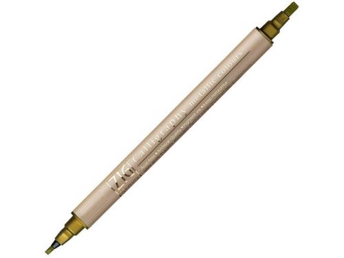 Kalligrafipenna ZIG dubbel spets guld