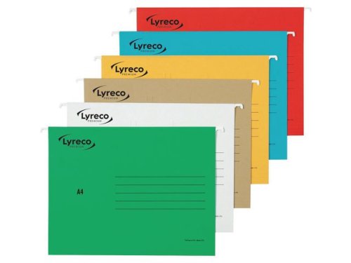 Hngmapp LYRECO premium A4 grn 25/fp