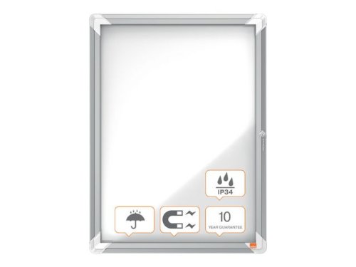 Glasskp NOBO utomhusbruk magnetisk 4xA4