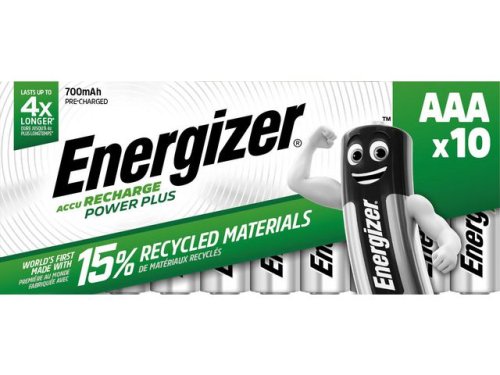 Batteri Laddbar ENERGIZER P-P AAA 10/FP