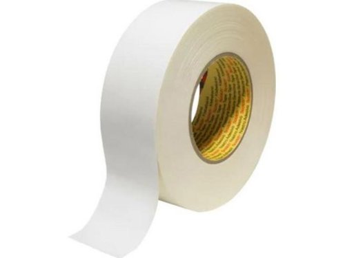 Textiltejp plastbelagd 50m x 25mm vit