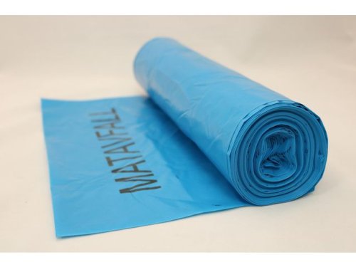 Matavfallss�ck LLD 70L bl� m.tryck 25/rl