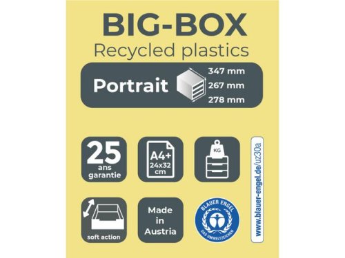 Blankettbox EXACOMPTA BIGBOX 4 ld sv/pa