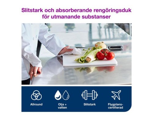 Rengöringsduk TORK Pre W8 kraftig 45/FP