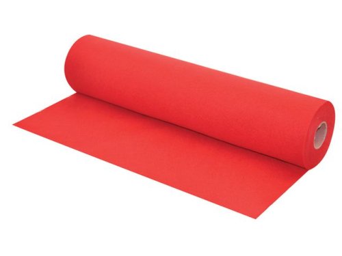 Dekorationsfilt 45cmx5m rd