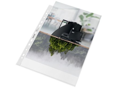 Plastficka A4 recycled klar 0,09mm 100st/fp