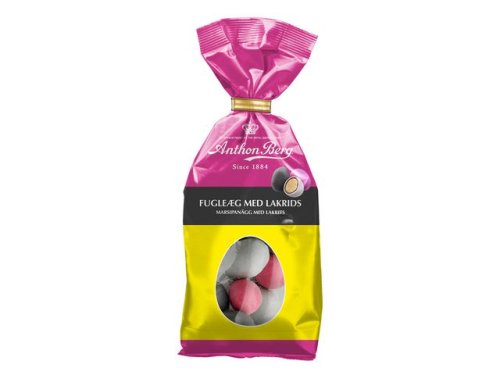 Godis A. BERG Marsipangg Lakrits 124g