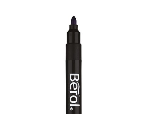 Fiberpenna BEROL Broad svart 12/fp