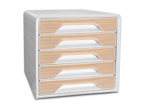 Blankettbox CEP Smoove 5-ldor vit/beech