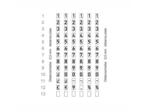 Prismärkare METO Classic626S 26x16 1 rad
