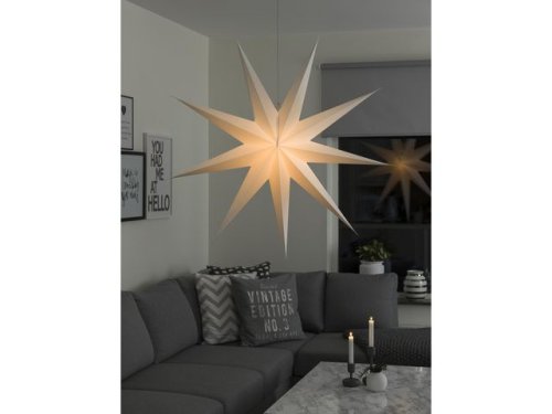 Pappersstjrna 115cm vit