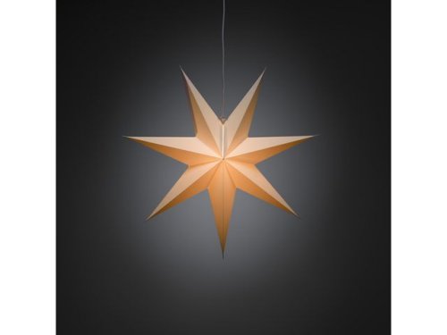 Pappersstjrna Star 60cm vit
