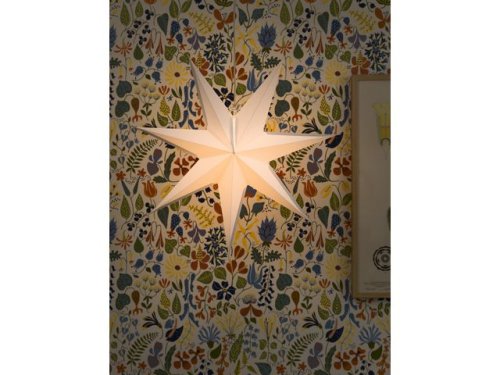 Pappersstjrna Star 60cm vit