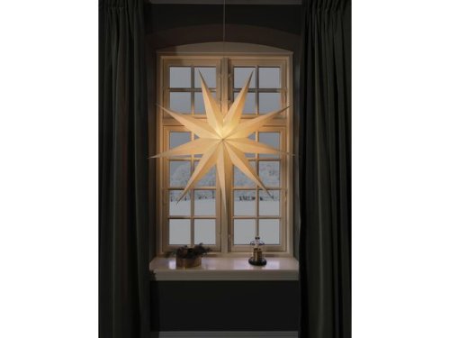 Pappersstjrna 115 cm greige