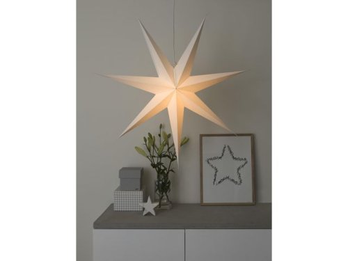 Pappersstjrna Star 78cm vit