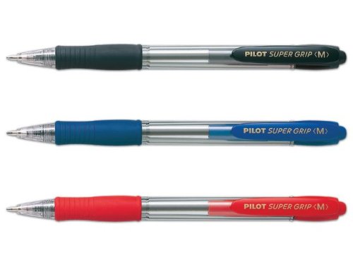 Kulpenna PILOT Super Grip med 1,0 svart