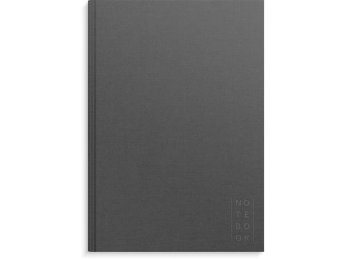 Ant.bok BURDE A4 textil linj mrkgr