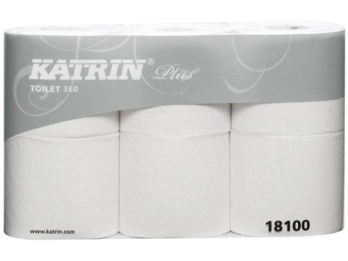 Toalettpapper KATRIN Plus 360 2-lag 42rl/fp  50m, 2260599