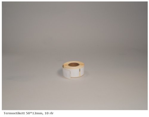 Etikett 50x12mm, 220st/rl