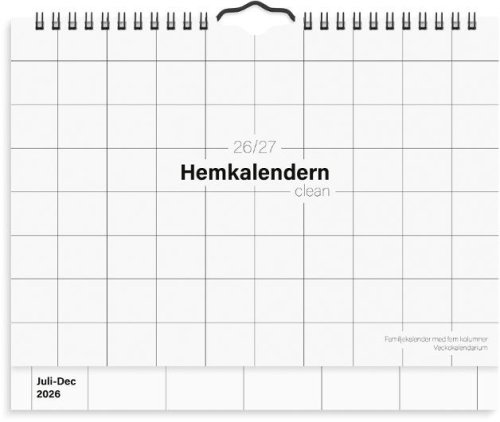Hemkalendern Clean 26/27