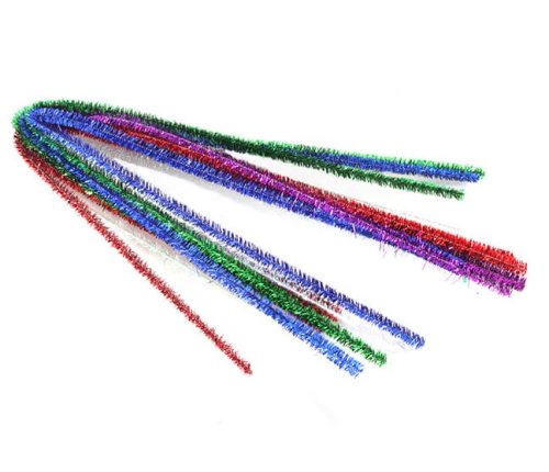 Piprensare 50x0,8cm Flerfrgade Glitter 10st