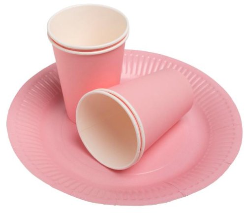 Tallrik PRONAPPE papper 23cm 20/fp rosa