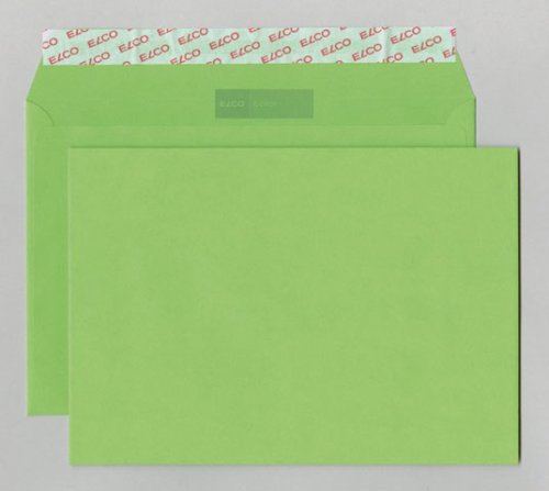 Kuvert Elco Color 160x160mm Bright Green