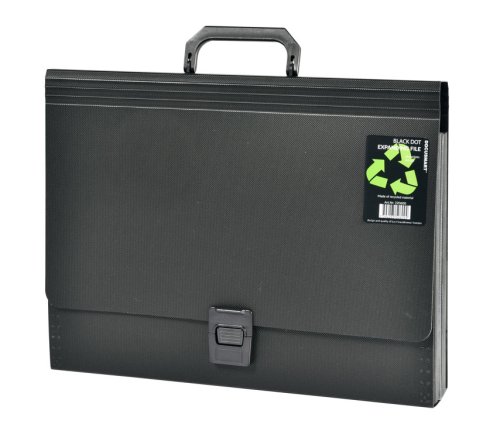 Hemarkiv BLACK A4,24f, Svart