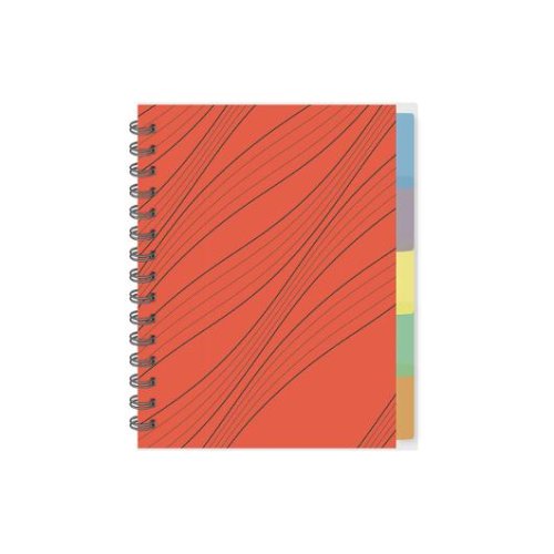 Ant.bok A5 70g 150 blad med 5 avdelare