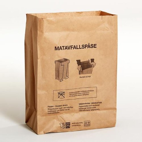 Matavfallsp�se SANSAC Papp 22L 100/BNT