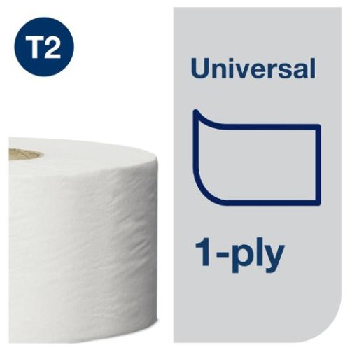 Toalettpapper TORK Uni T2 1-l vit 12/fp