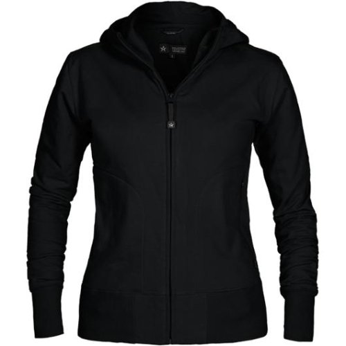 Hoodie zip TEXSTAR WC03 dam svart L