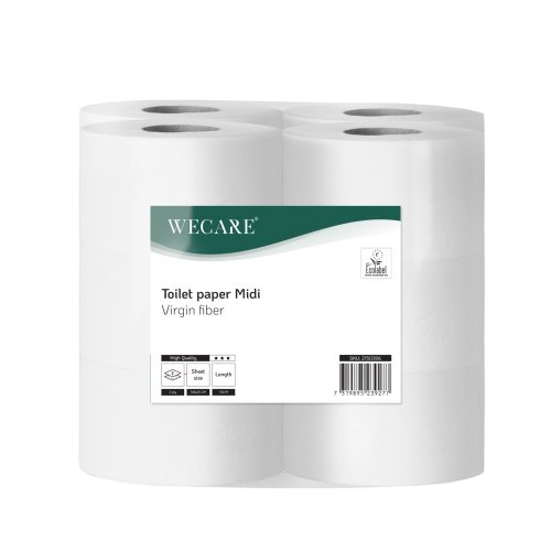 Toalettpapper WeCare Midi 150m 2-lag 12rl/fp