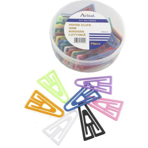 Gem plast 60 mm sorterade frger 75 st/fp