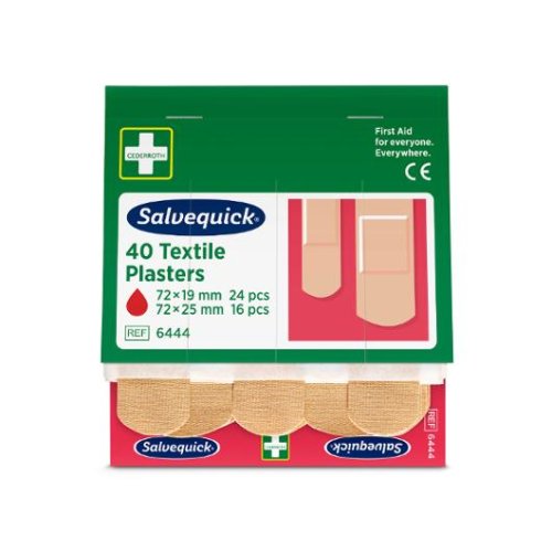 Pl�ster SALVEQUICK refill textil 40/fp