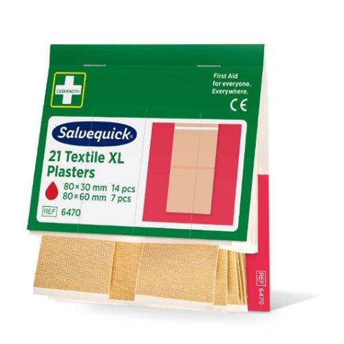 Pl�ster refill textil extra stora 21/fp