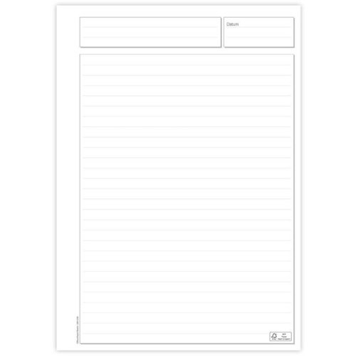 Konferensblock A4 linjerat 10blad/block 25block/fp