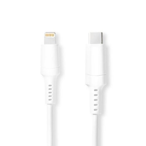 Kabel NEDIS Lightning - USB-C 2m vit