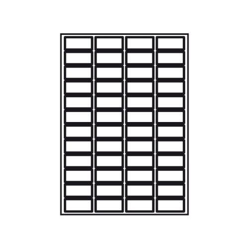 Etikett 48x24 mm BNT p A4 ark 100st/fp