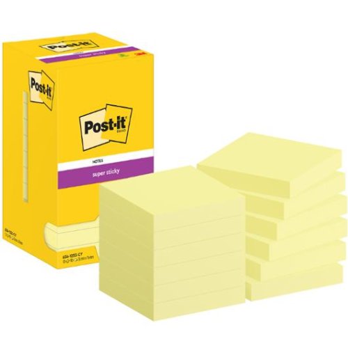 Notes POST-IT SS 76x76mm gul