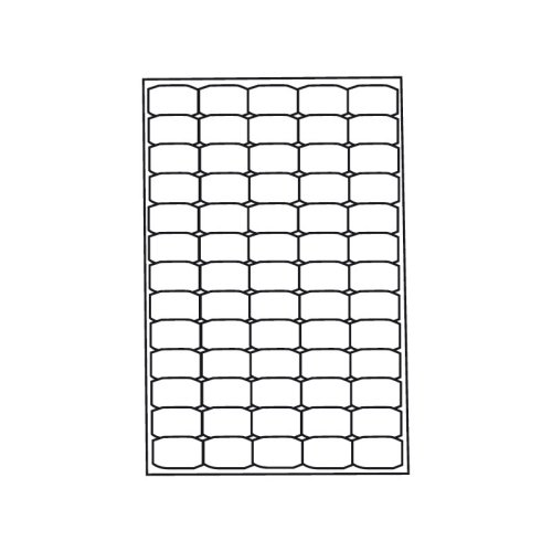 Etikett 38,1x21,2mm BNT p A4 ark 100st/fp