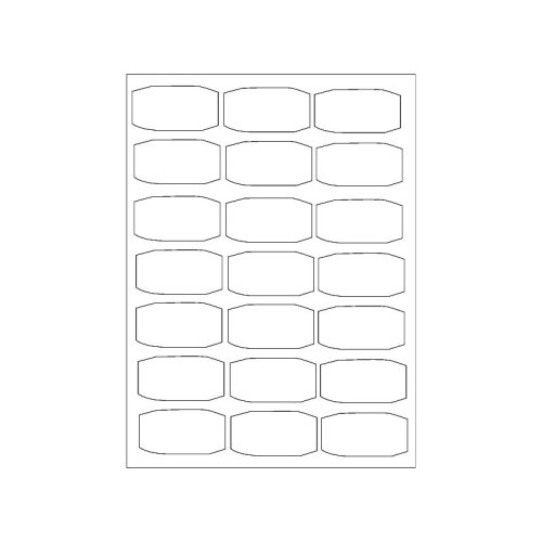 Kopierings & Laseretikett 63,5x38,1mm 25 Pack