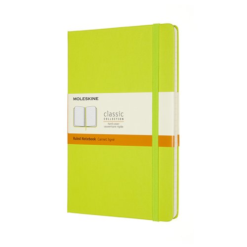 Classic Hard Linjerad Large Lemon Green