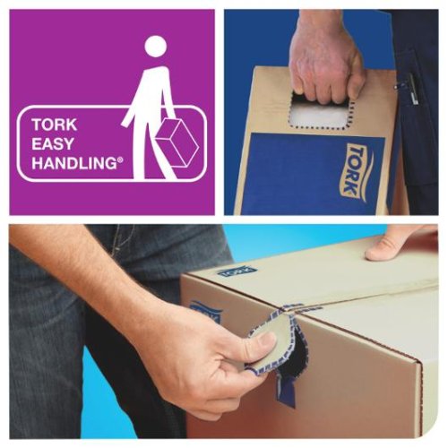Handduk TORK Pre H1 2-lag vit 6/fp