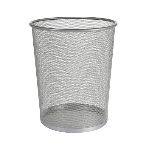Papperskorg 18 Liter Silver